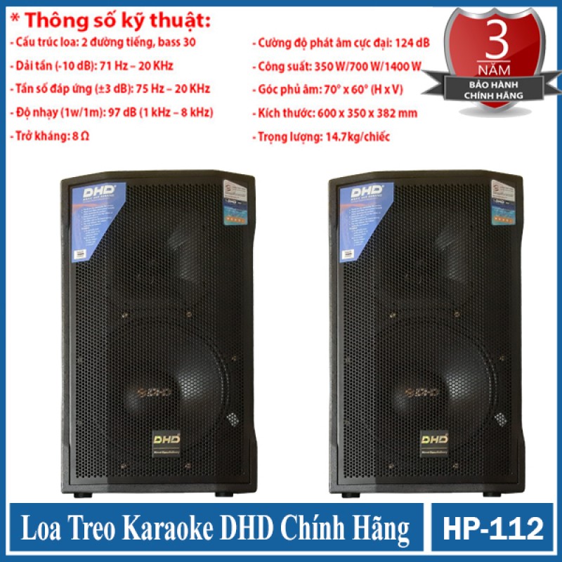 Loa Treo Karaoke  Full 30 Đơn DHD HP-112