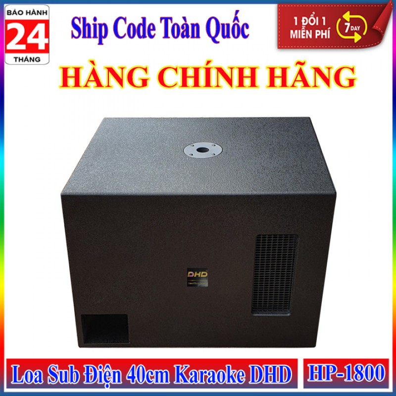 Loa Sub Điện 40cm Karaoke DHD HP-1800 Siêu Trầm